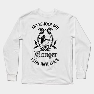 Schools out ranger class rpg gaming Long Sleeve T-Shirt